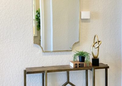 mirror with shelf